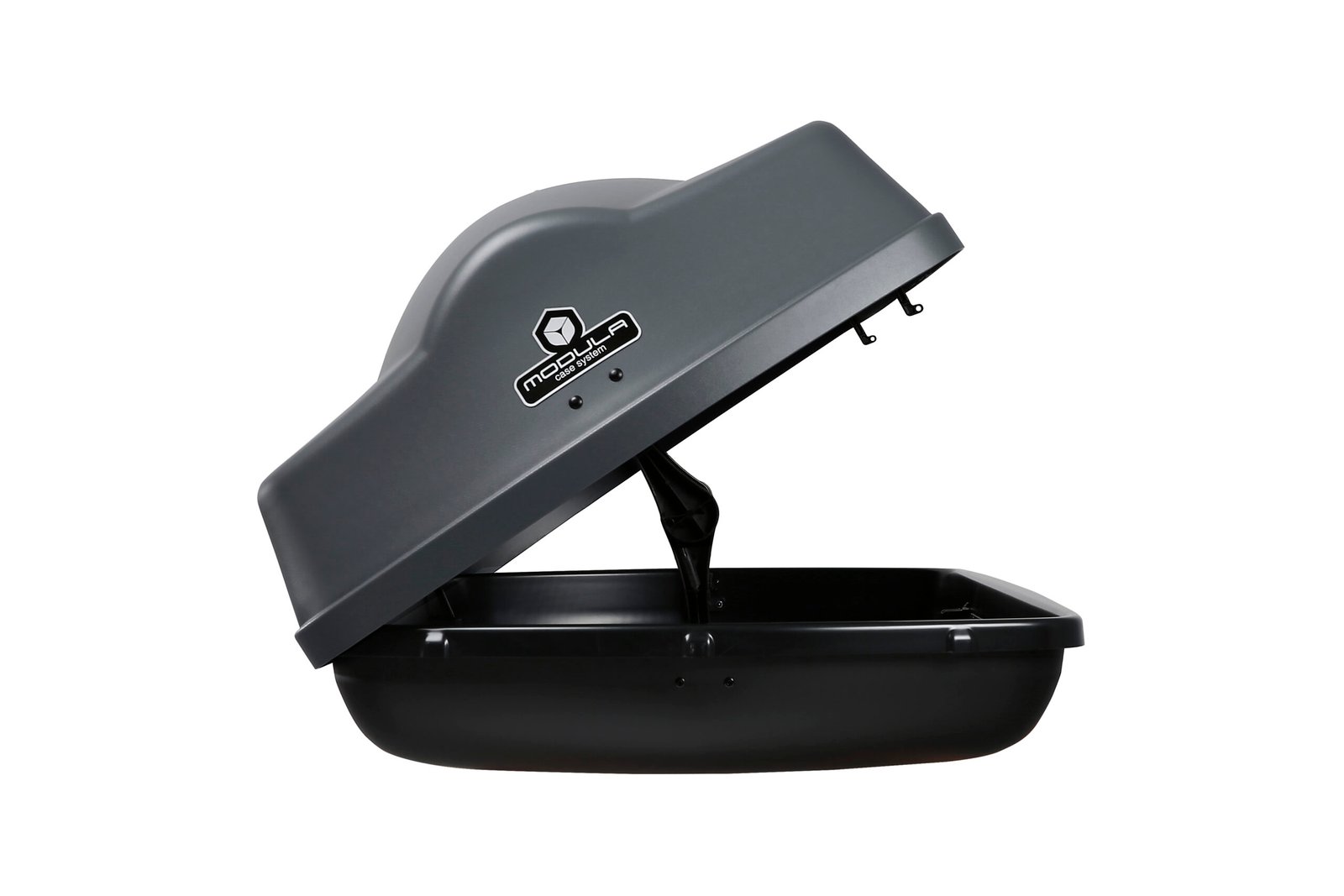 BOX AUTO BAULE DA TETTO PORTATUTTO MODULA CIAO 430 Grigio antracite ruvido - immagine 5